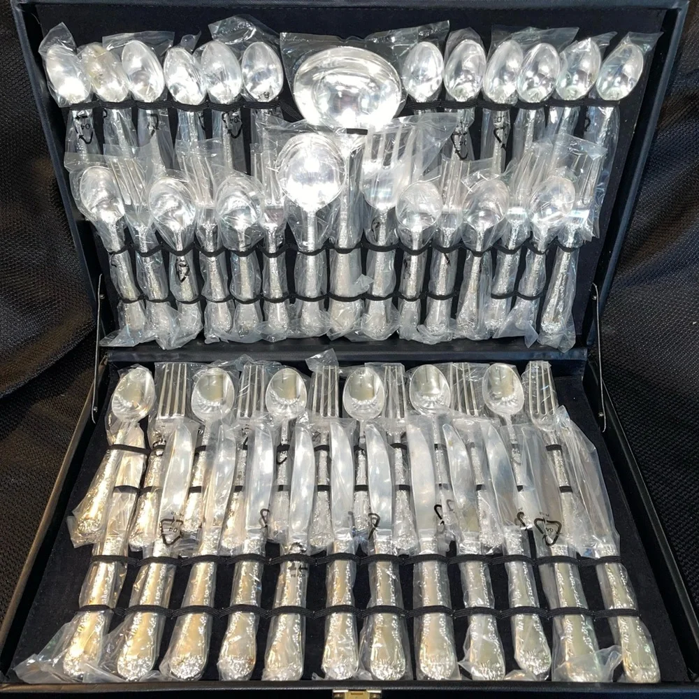Dining | Wm Rogers Son Silver Plated Enchanted Rose Pattern | Poshmark